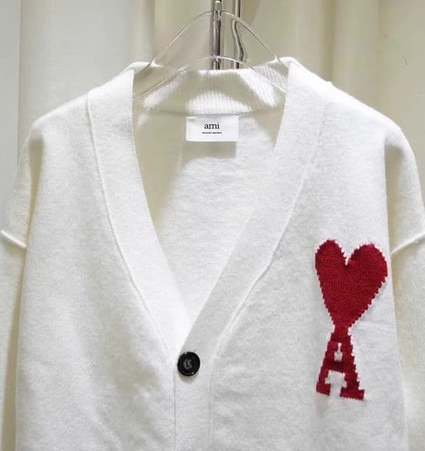 ✨新品✨ ami parisハート刺繍 セーター 秋冬ニット 男女兼用 M