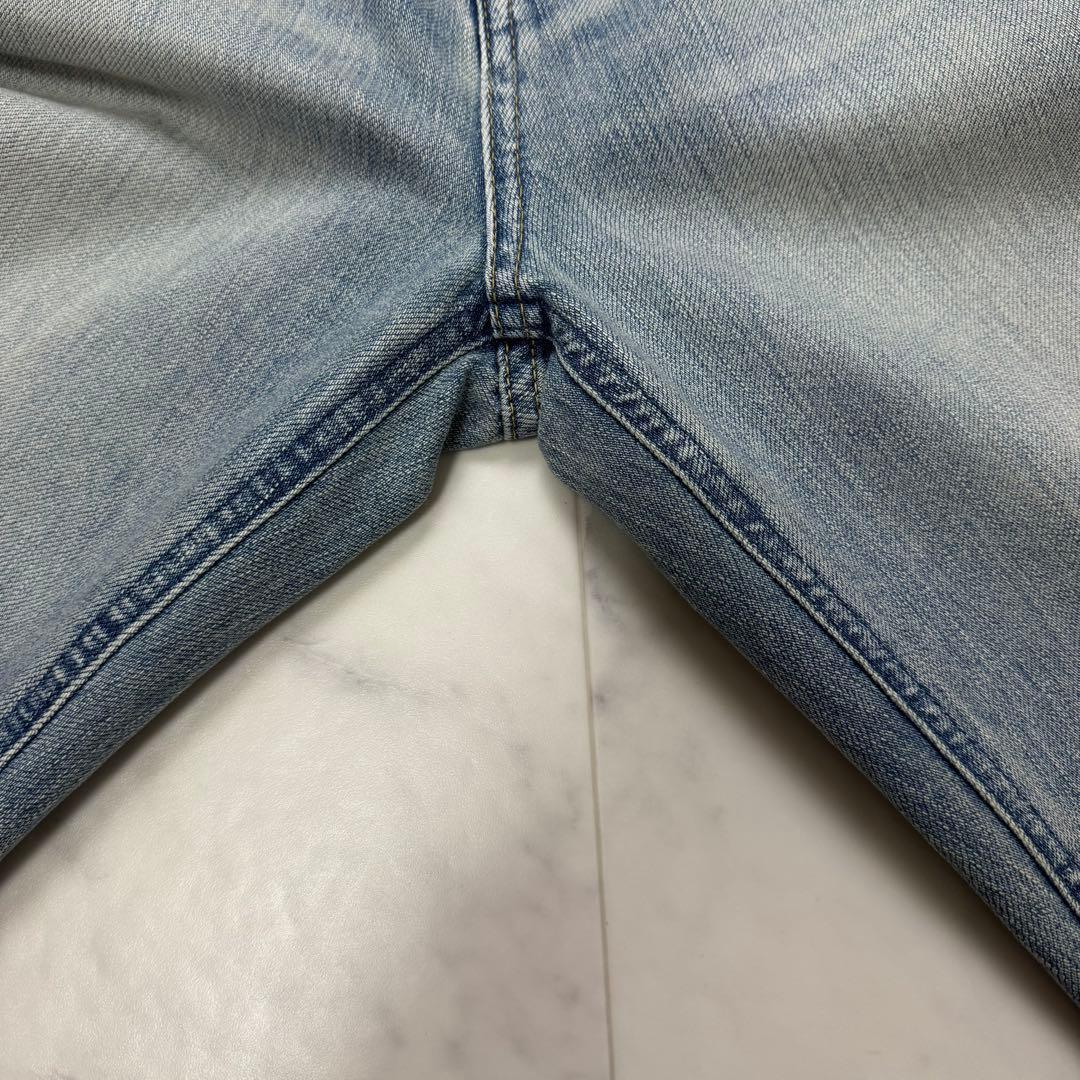【極美品】YANUK ボーイズストレート LEA Trick Denim 22