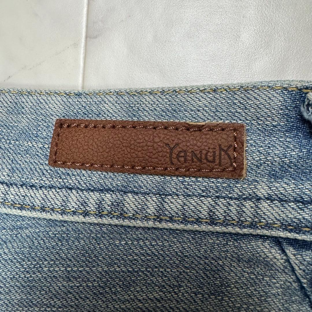 【極美品】YANUK ボーイズストレート LEA Trick Denim 22