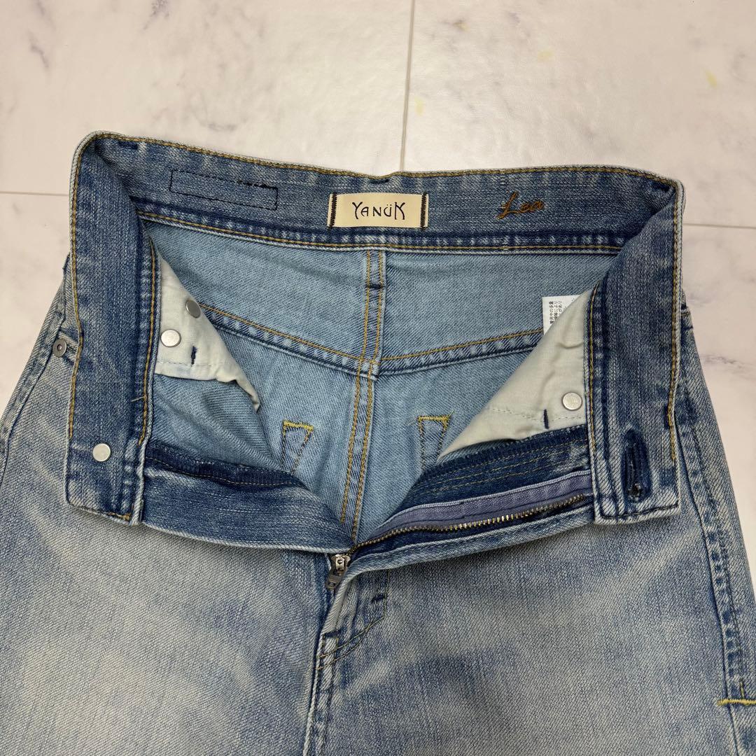 【極美品】YANUK ボーイズストレート LEA Trick Denim 22