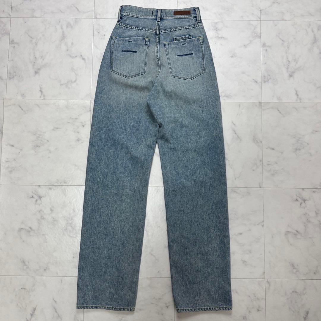 【極美品】YANUK ボーイズストレート LEA Trick Denim 22