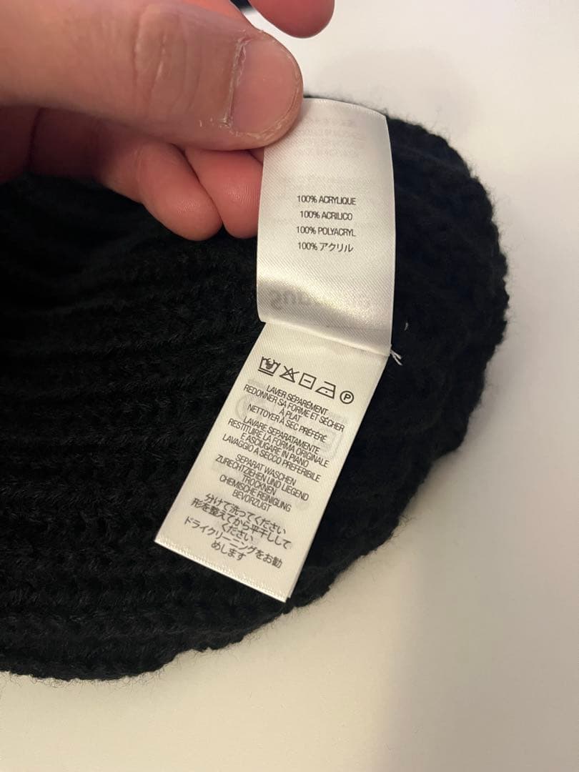 帽子 supreme Chunky Rib Classic Logo Beanie