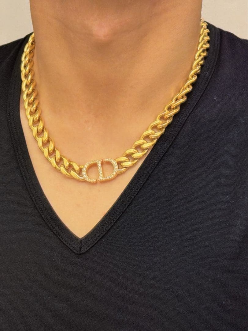 DIOR ディオール CDロゴ ネックレス ゴールド 正規品