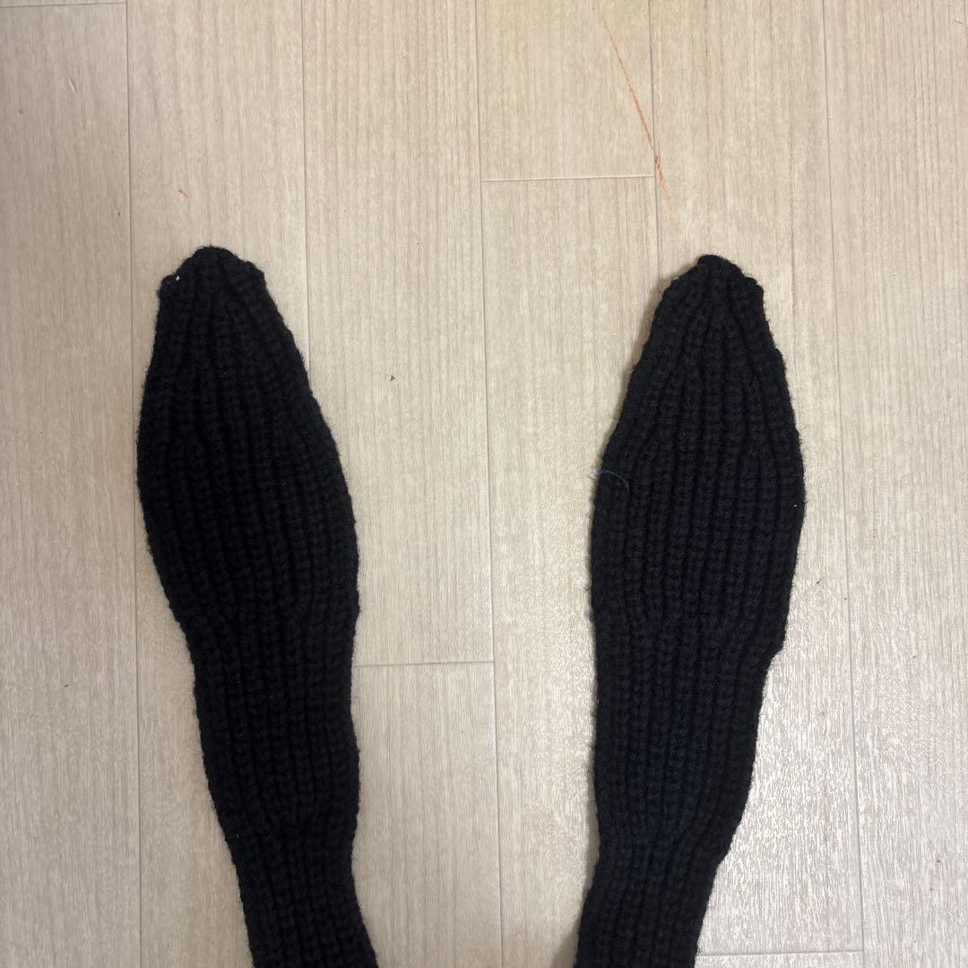 確実正規品 CHARLES JEFFREY LOVERBOY 耳付きニット帽