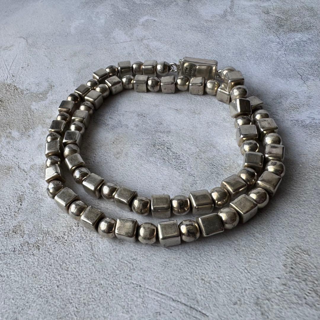 ヴィンテージ モダニストデザインネックレス シルバー925 メキシコ製