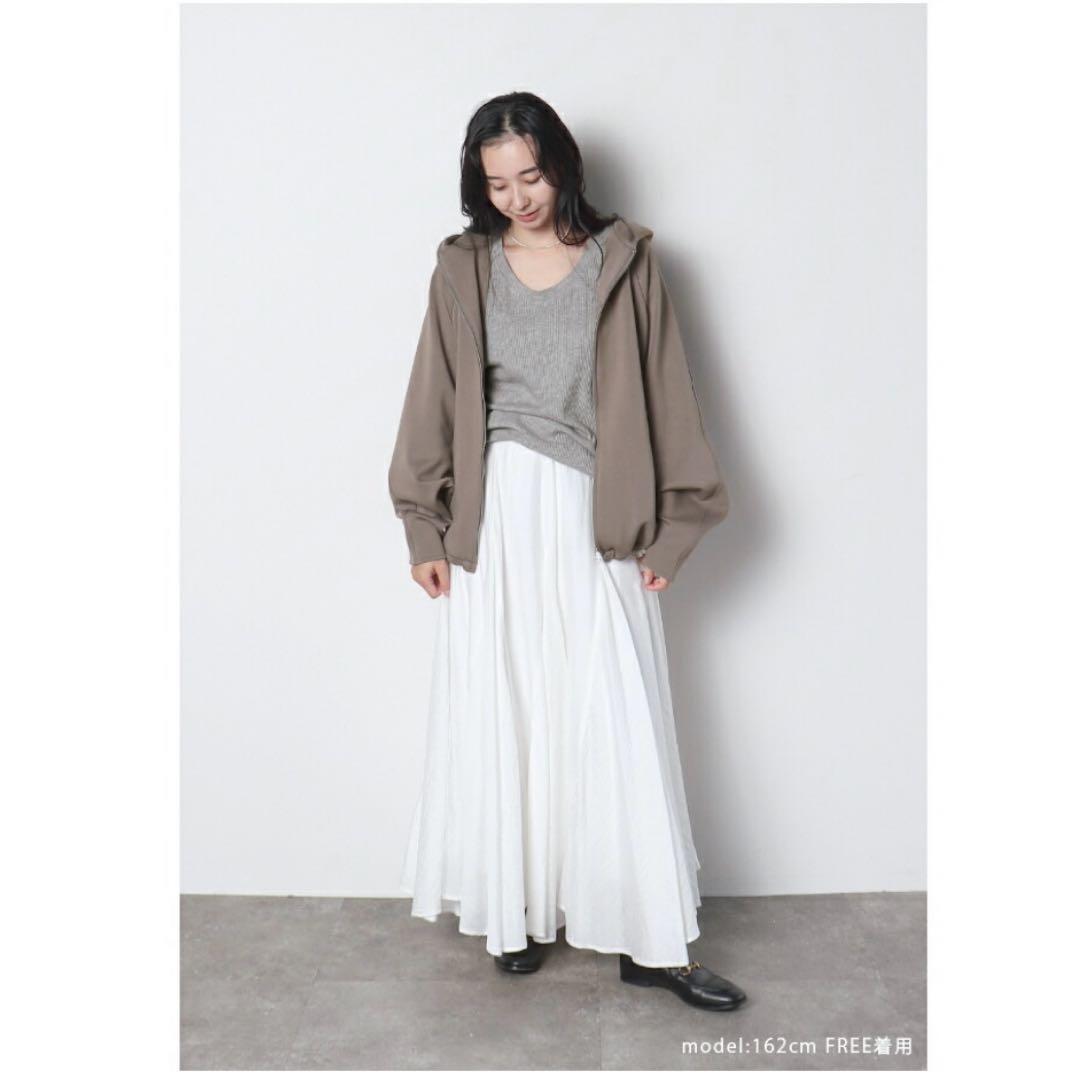 MERI マキシフレアスカート ホワイト 大人気！完売品