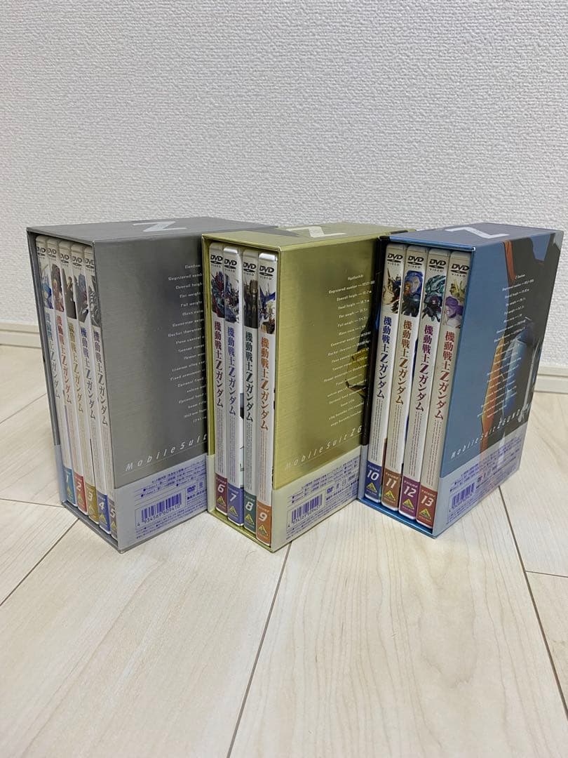 機動戦士Zガンダム DVD-BOX 1•2•3+劇場版DVD3枚