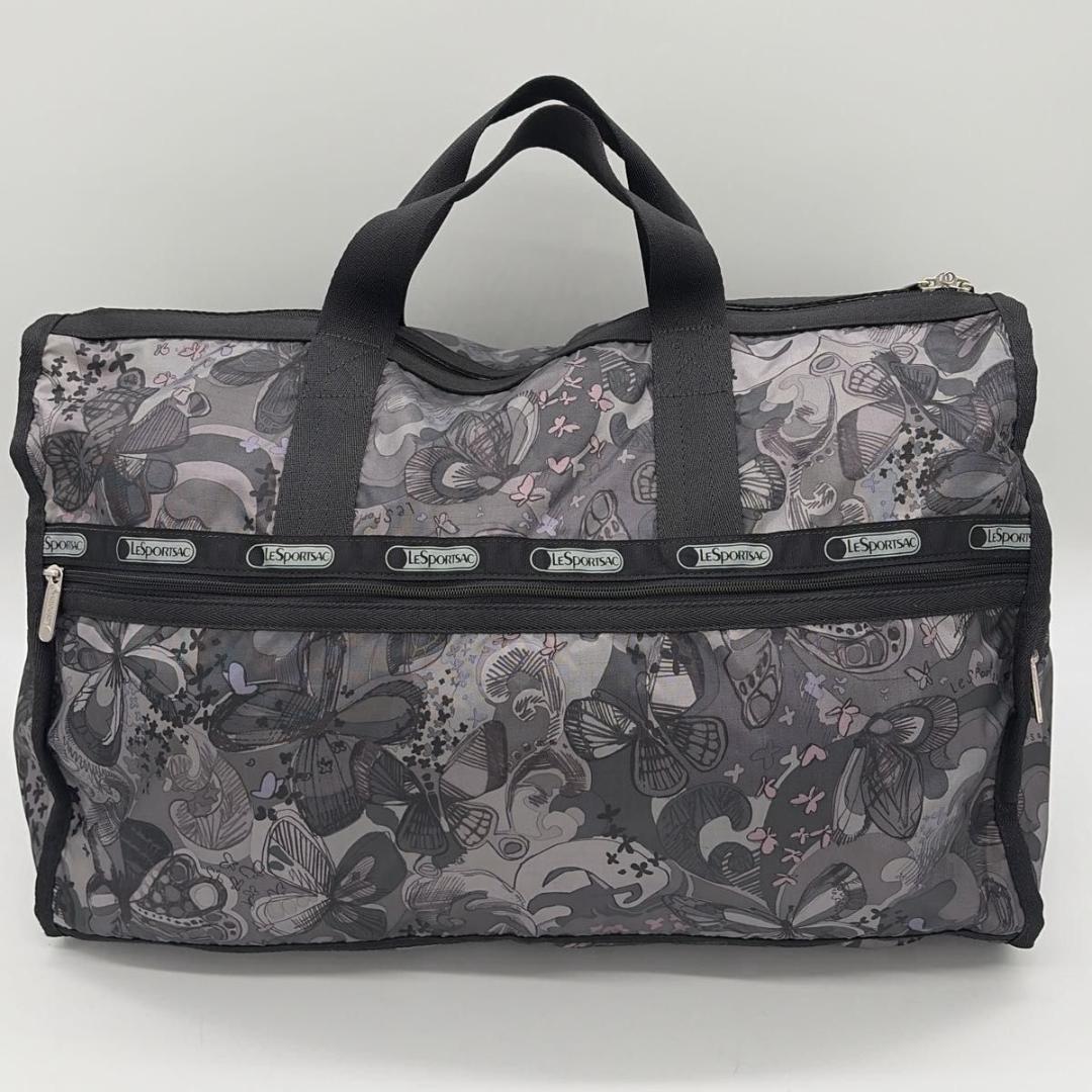 美品 レスポートサック 2wayボストンバッグ ショルダー 大容量 蝶