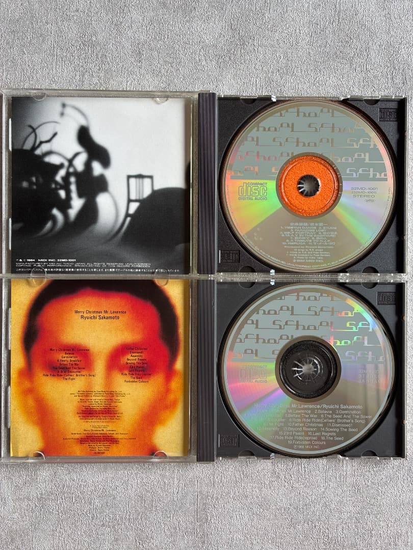 坂本龍一CD2枚『音楽図鑑』『Merry Christmas Mr Lauren