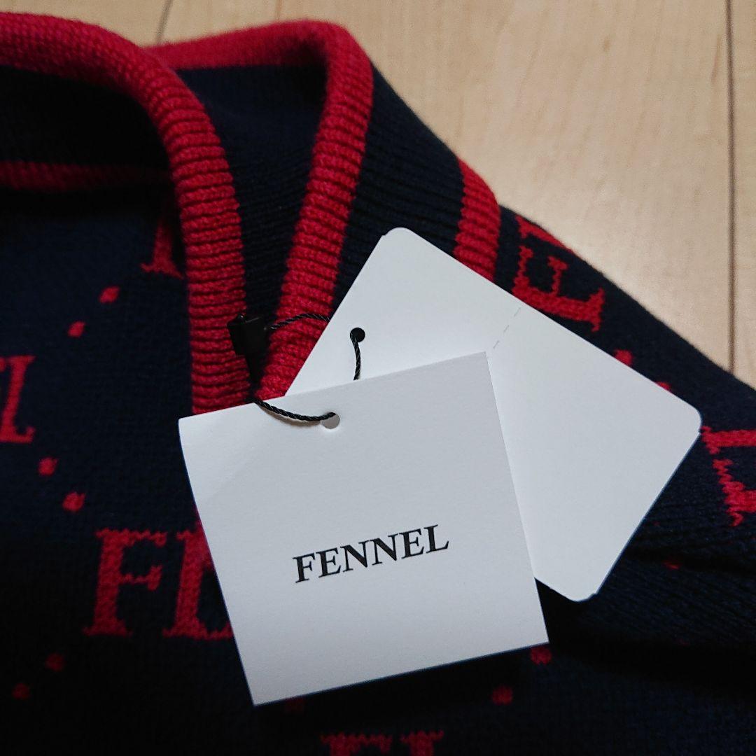 新品未使用 FENNEL タイトスカート ネイビー/レッド 38