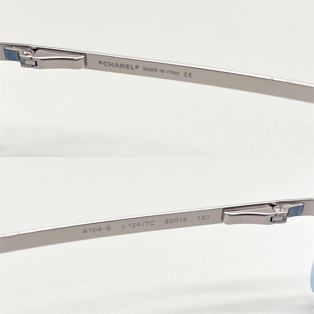 小物 CHANEL sunglasses rimless y2k Rhinestone