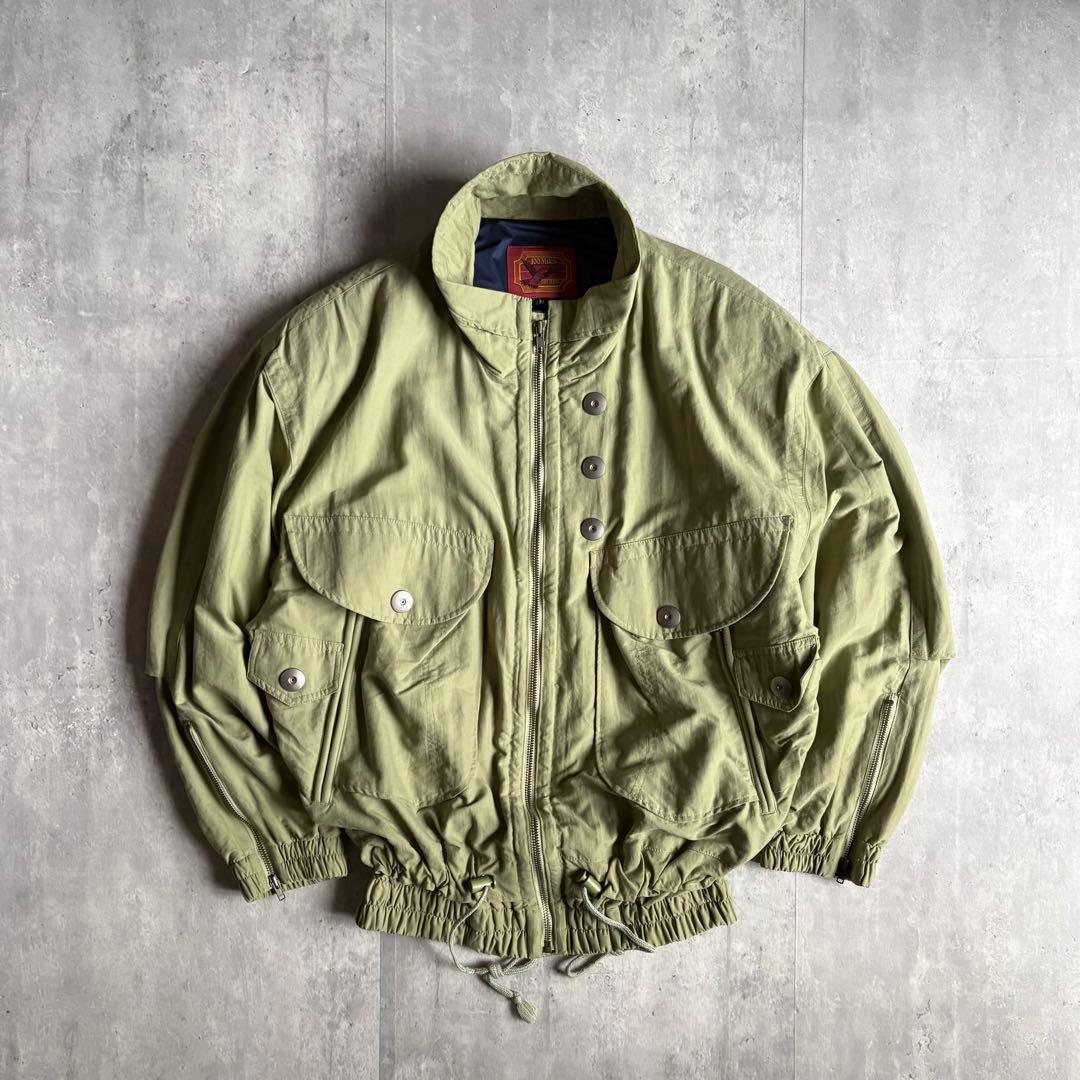 【90s vintage】ゴアテックス　ブルゾン　ギミックジャケット　短丈　古着