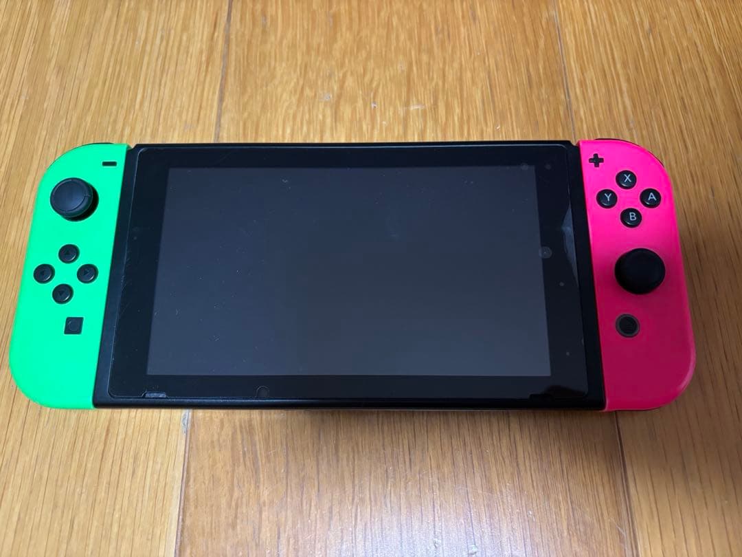 Nintendo Switch ネオンピンク・ネオングリーン 本体 箱付き