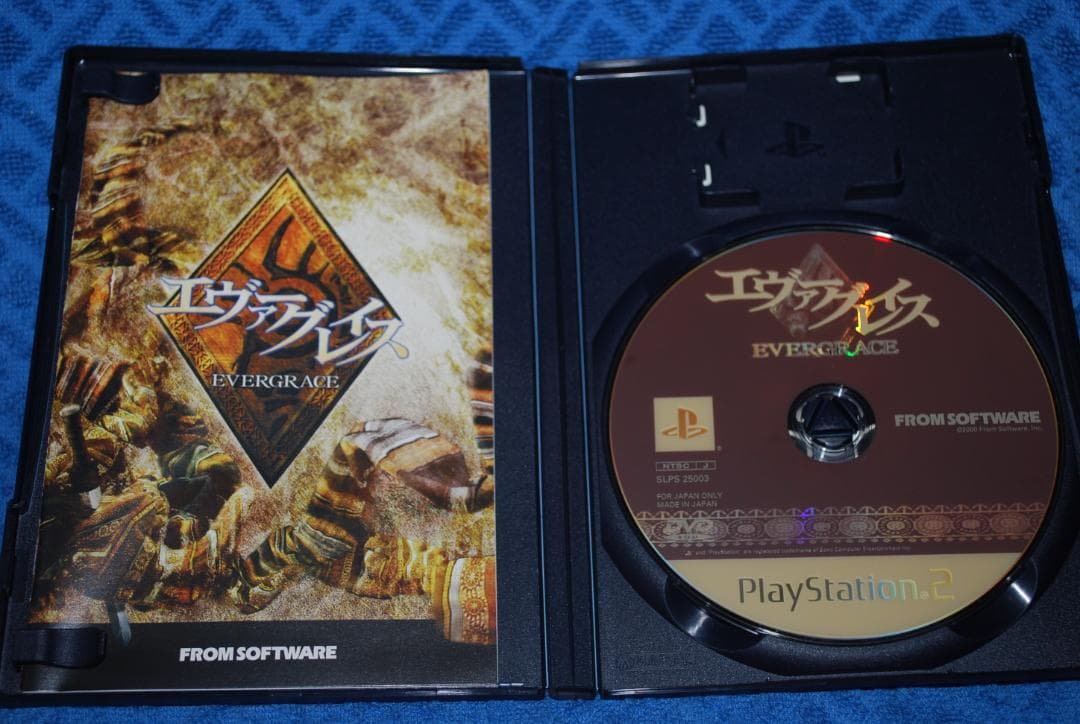 プレステ２ソフト「エバァーグレイス」中古動作品の出品です。