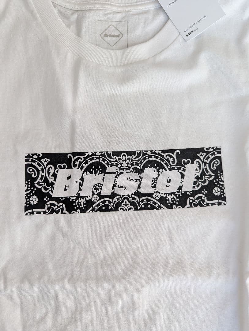 【誠司さま専用】　Bristol バンダナ柄 Tシャツ XL ホワイト
