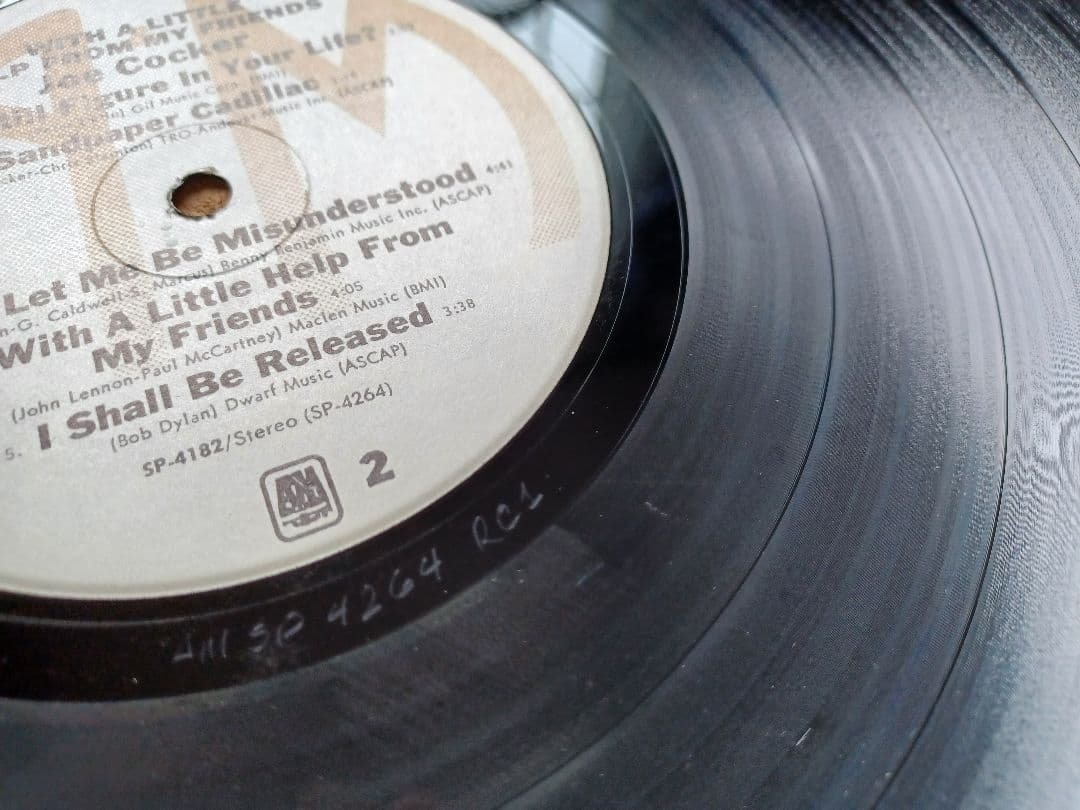 レコード　ジョー　コッカー ／WITH A LITTLE HELP FROM …