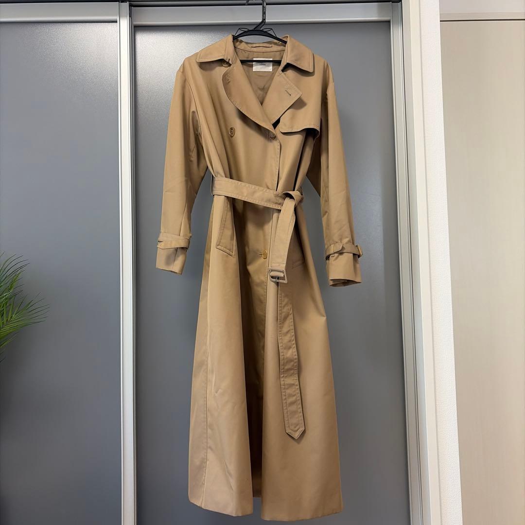 IENA オーバートレンチコート ベージュ
