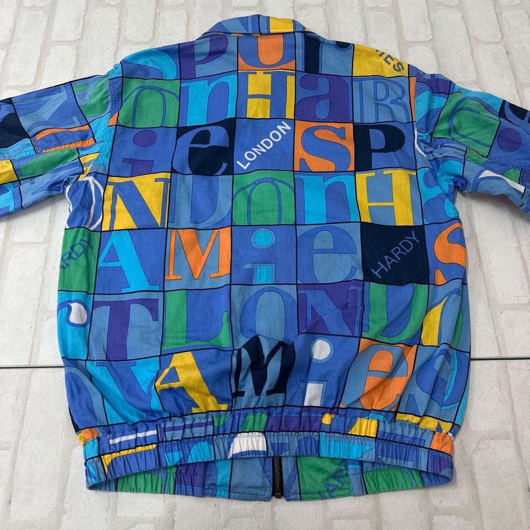値下げ ハーディエイミス HARDY AMIES 総柄 ジャケット ジャンパー