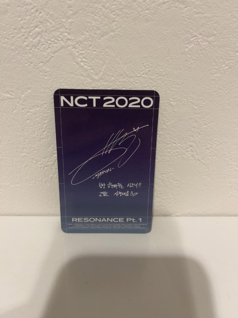 nct127 ジェヒョン　トレカ