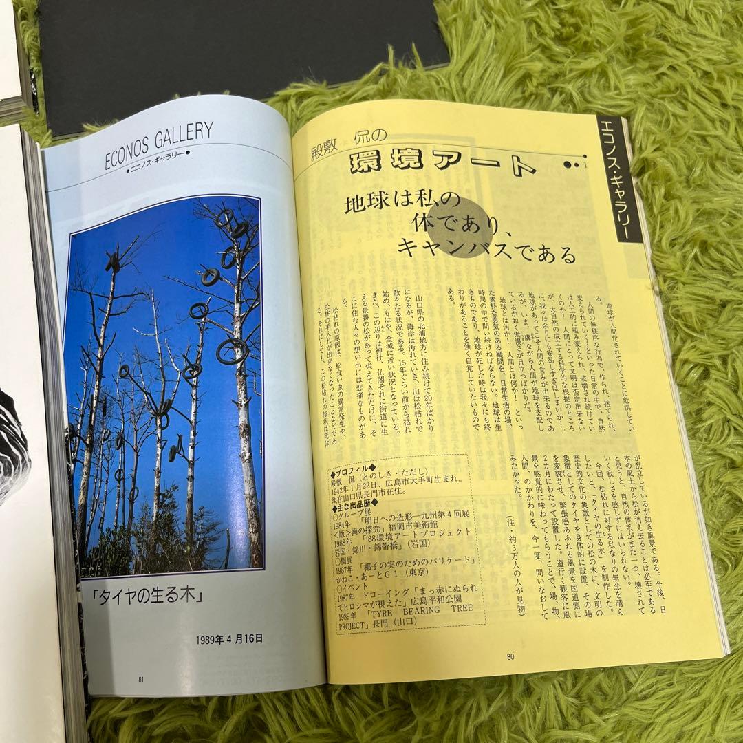 殿敷侃　逆流する現実　タイヤの生きる木　図録　関連資料