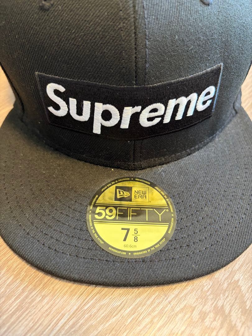 Supreme　New Era　キャップ　Box Logo　ブラック