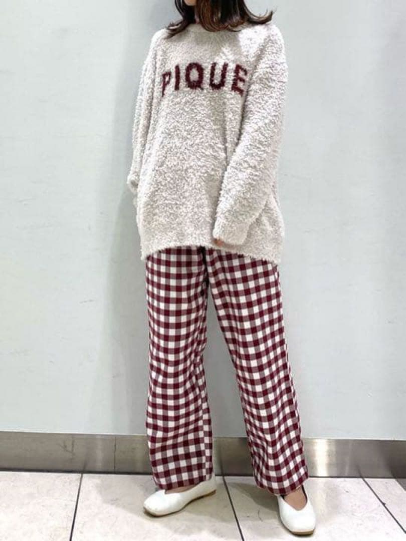 希少品✨ Holiday♡gelatopiqueギンガムチェックネルロングパンツ