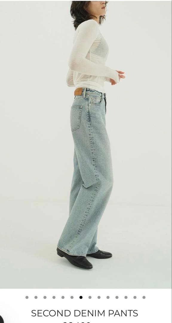 パンツ clane SECOND DENIM PANTS 1
