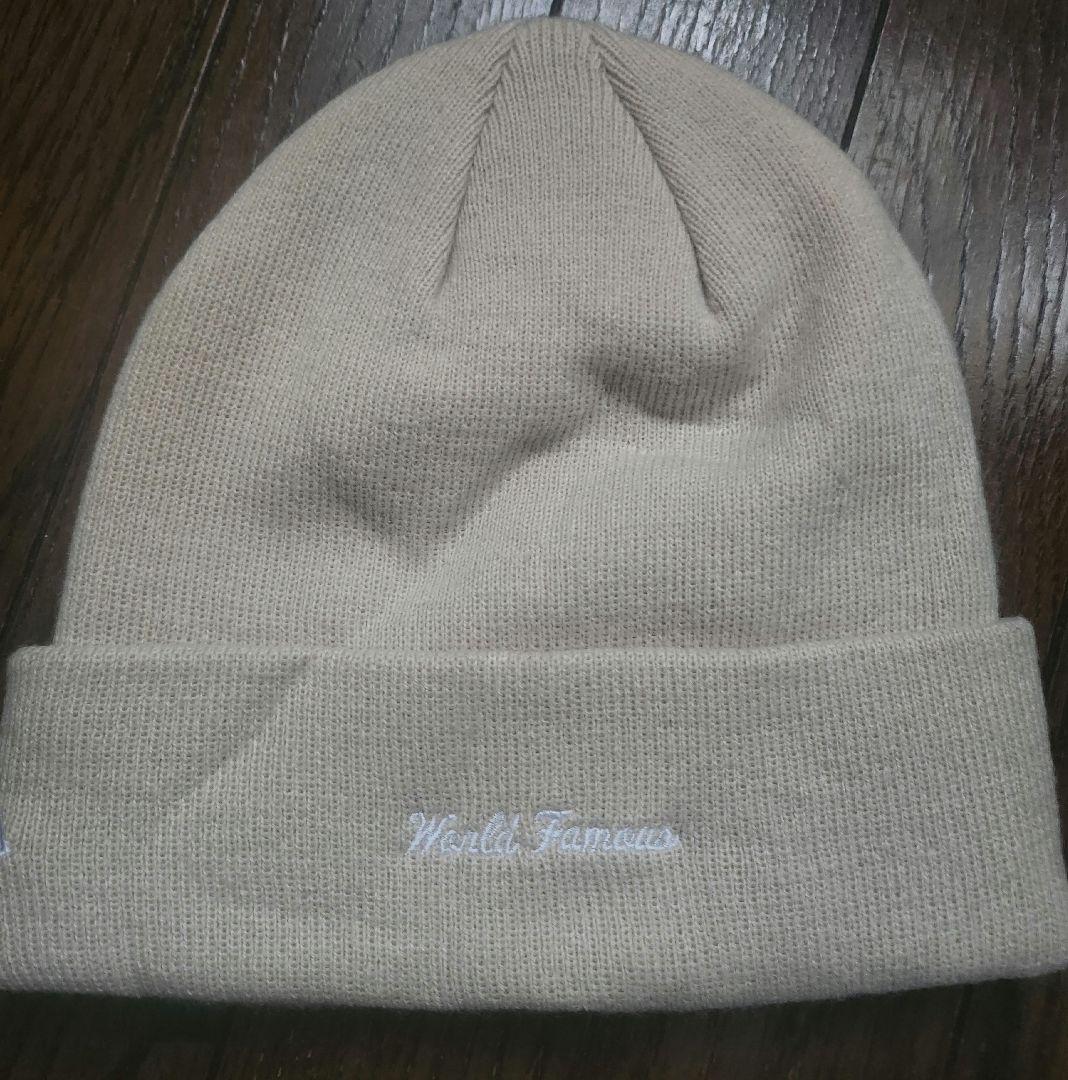 Supreme ベージュ ニット帽