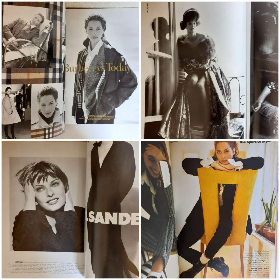 vogue US 1993 スーパーモデル満載　洋書