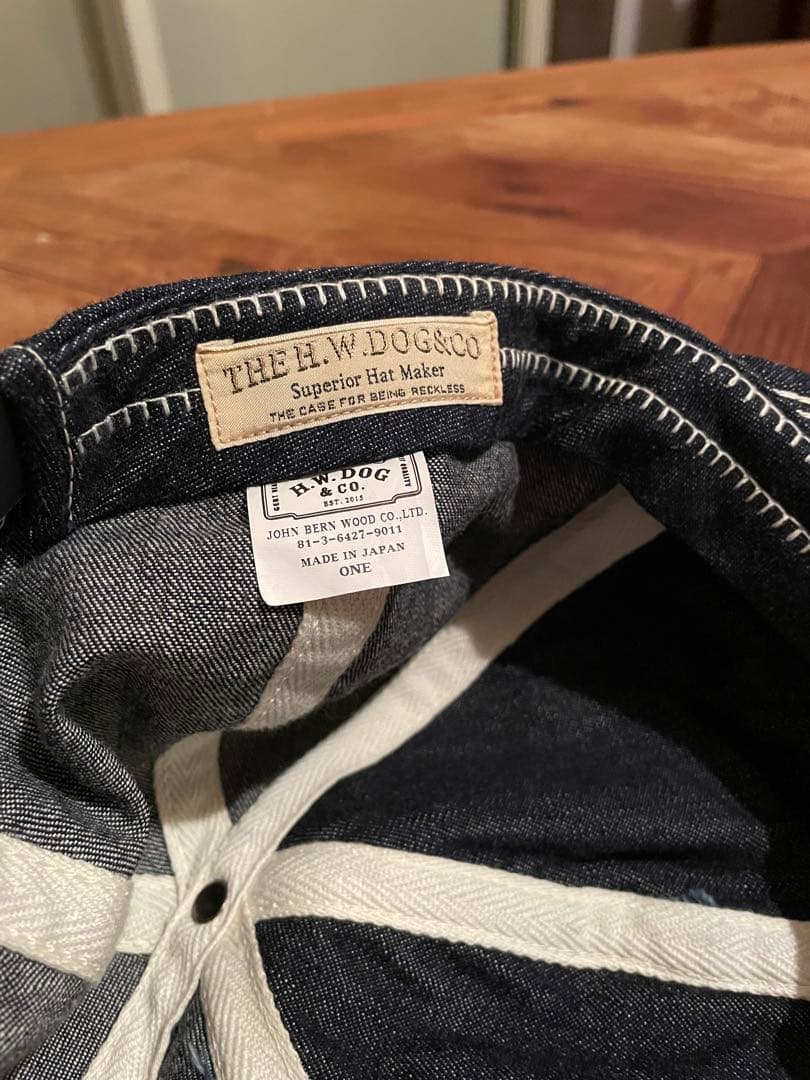 THE H.W.DOG&CO. デニムトラッカーキャップ