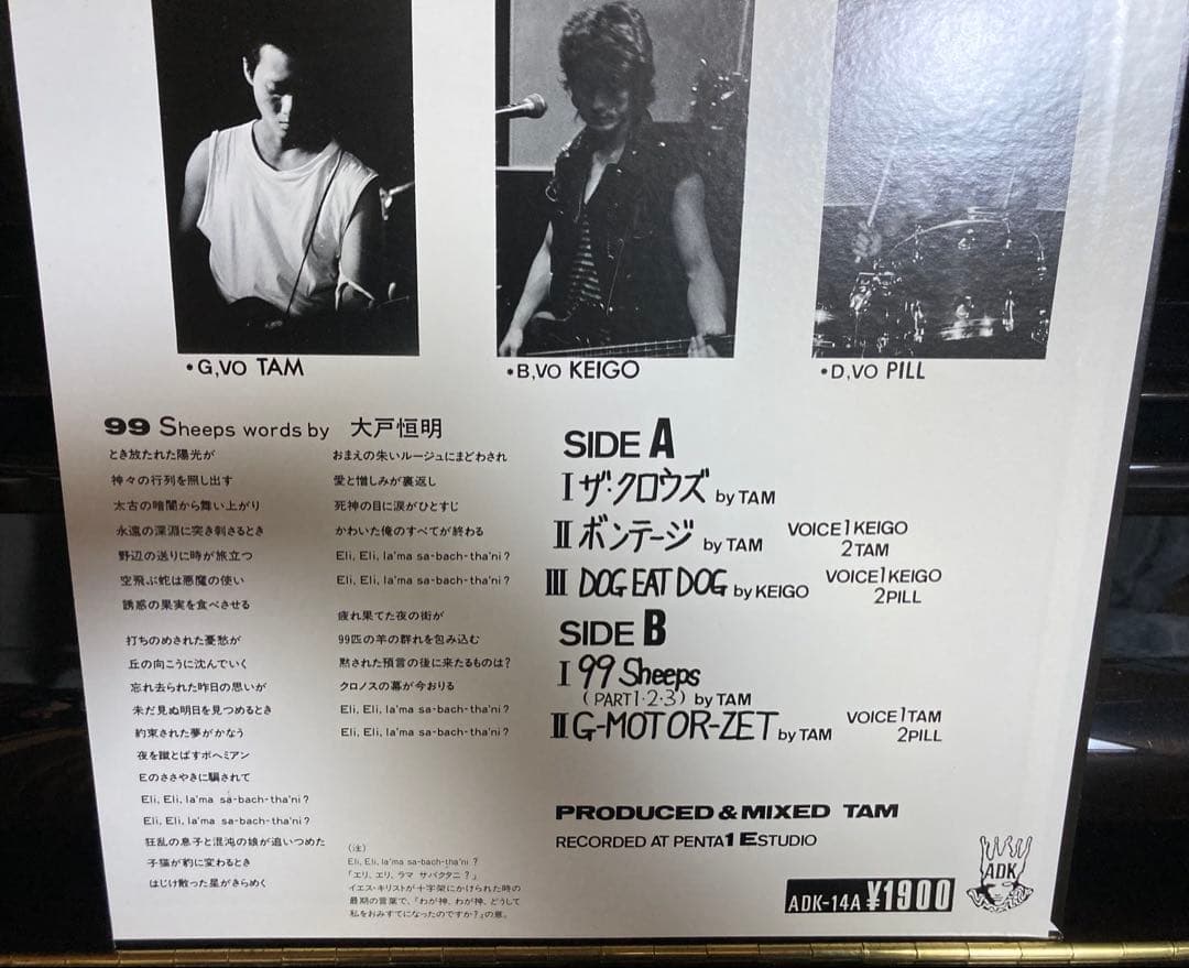 オリジナル盤G-ZET 12インチ レコード　タム　スターリン