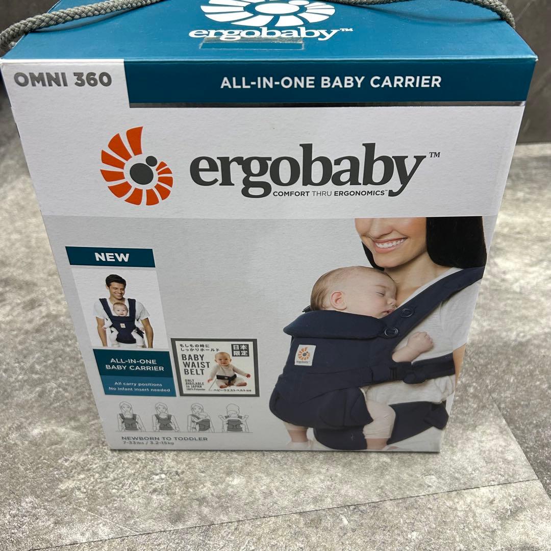 ergobaby 抱っこ紐 OMNI 360 ネイビー オムニ パッド、カバー付
