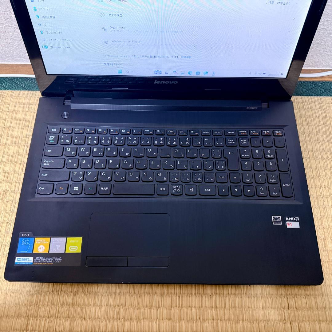 【メモリ8GB✨Win11】LenovoノートPC✨届いてすぐ使える！G50