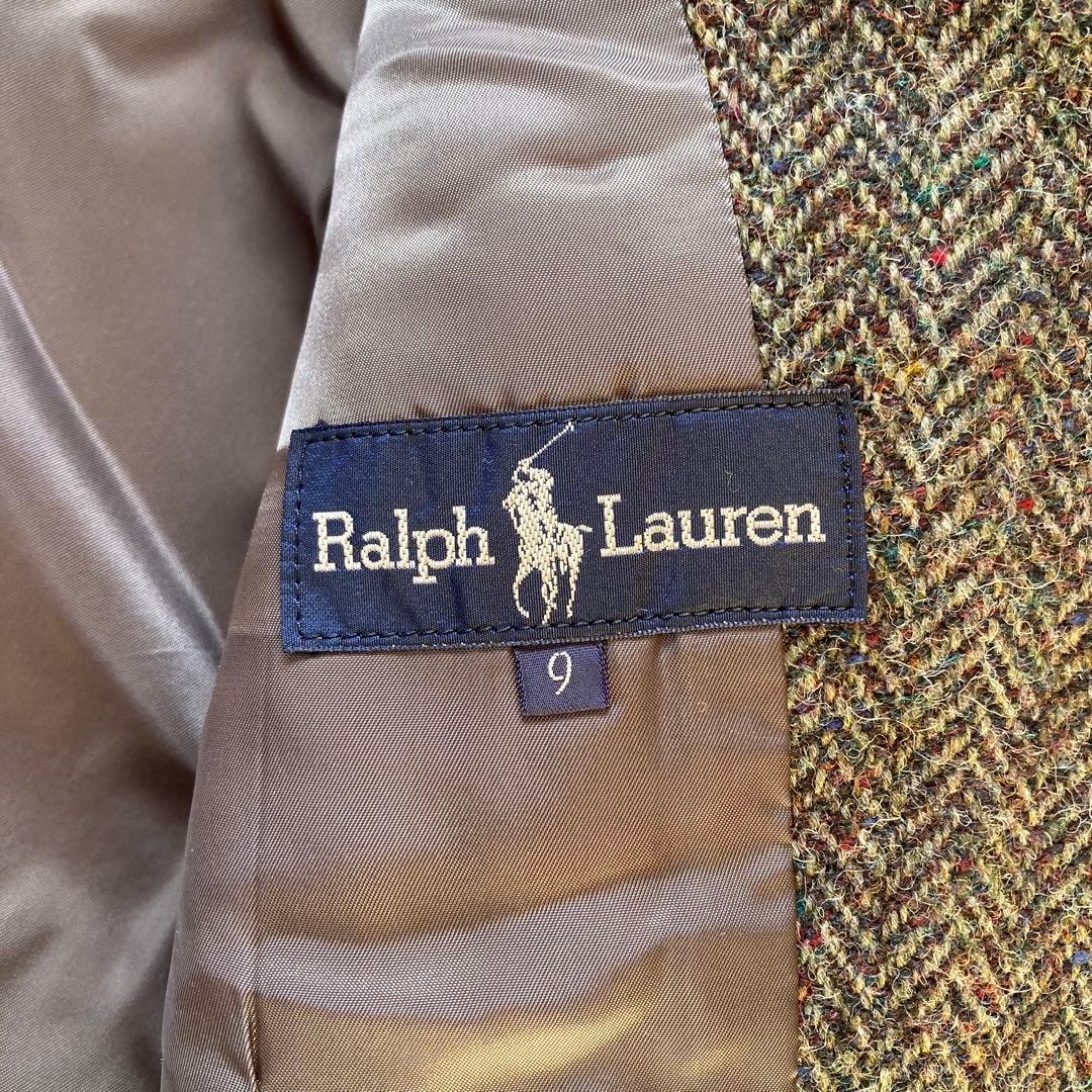 Ralph Lauren ラルフローレン テーラードジャケット 9 ヘリンボーン