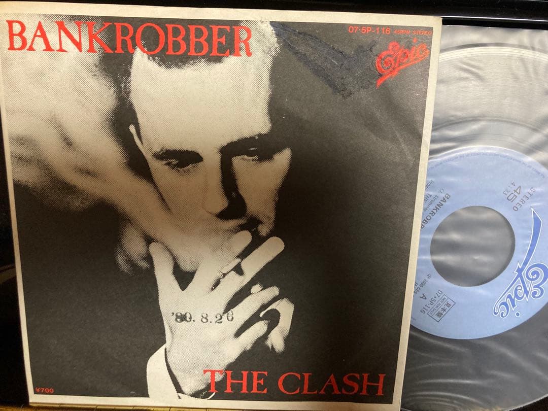 PROMO国内見本盤７\" クラッシュTHE CLASH BANKROBBER