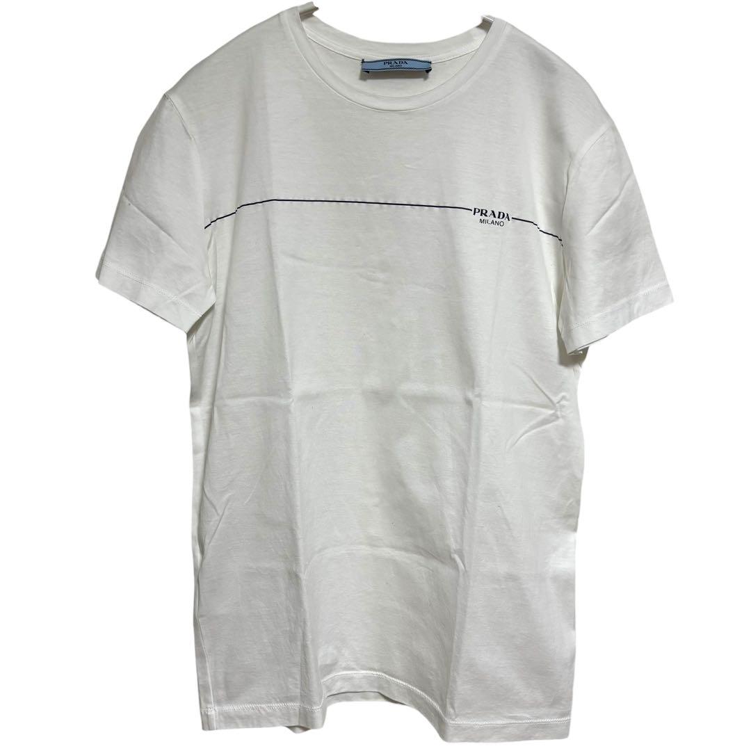 PRADA プラダ　半袖Tシャツ　ブランドロゴ　40