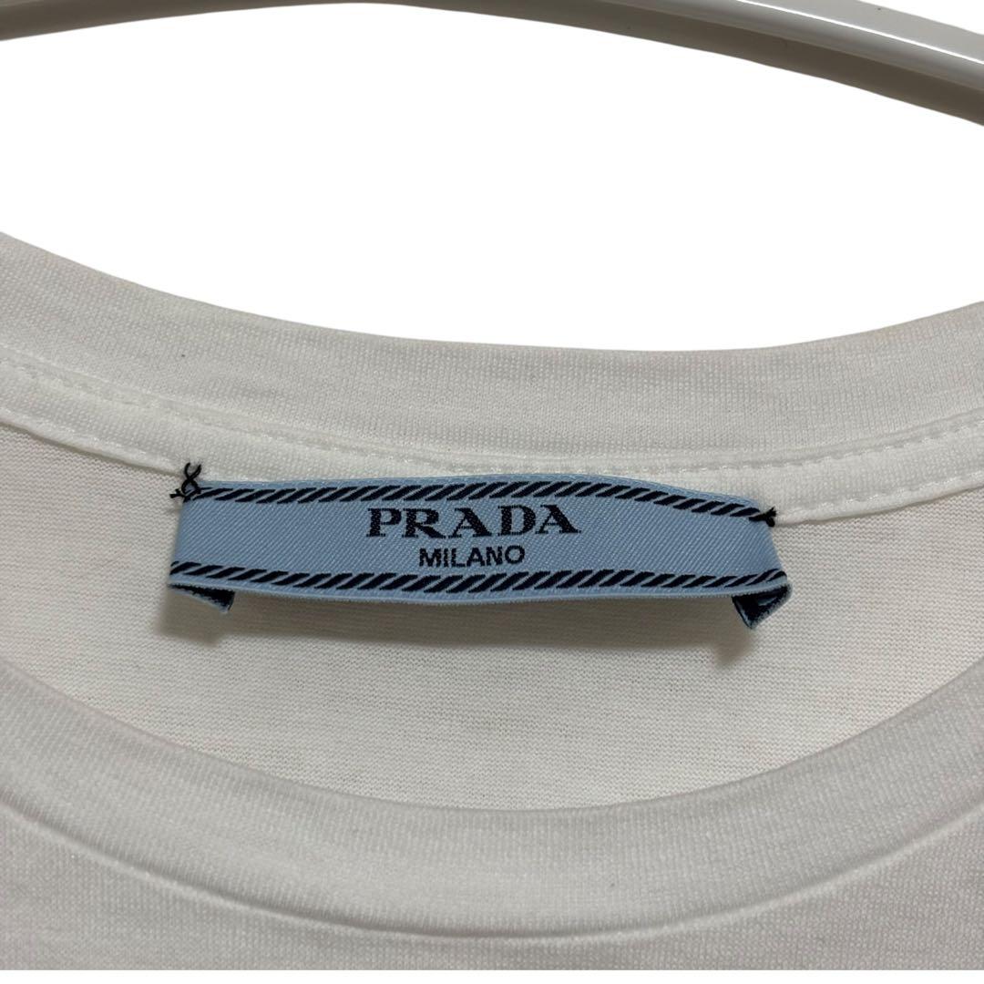 PRADA プラダ　半袖Tシャツ　ブランドロゴ　40