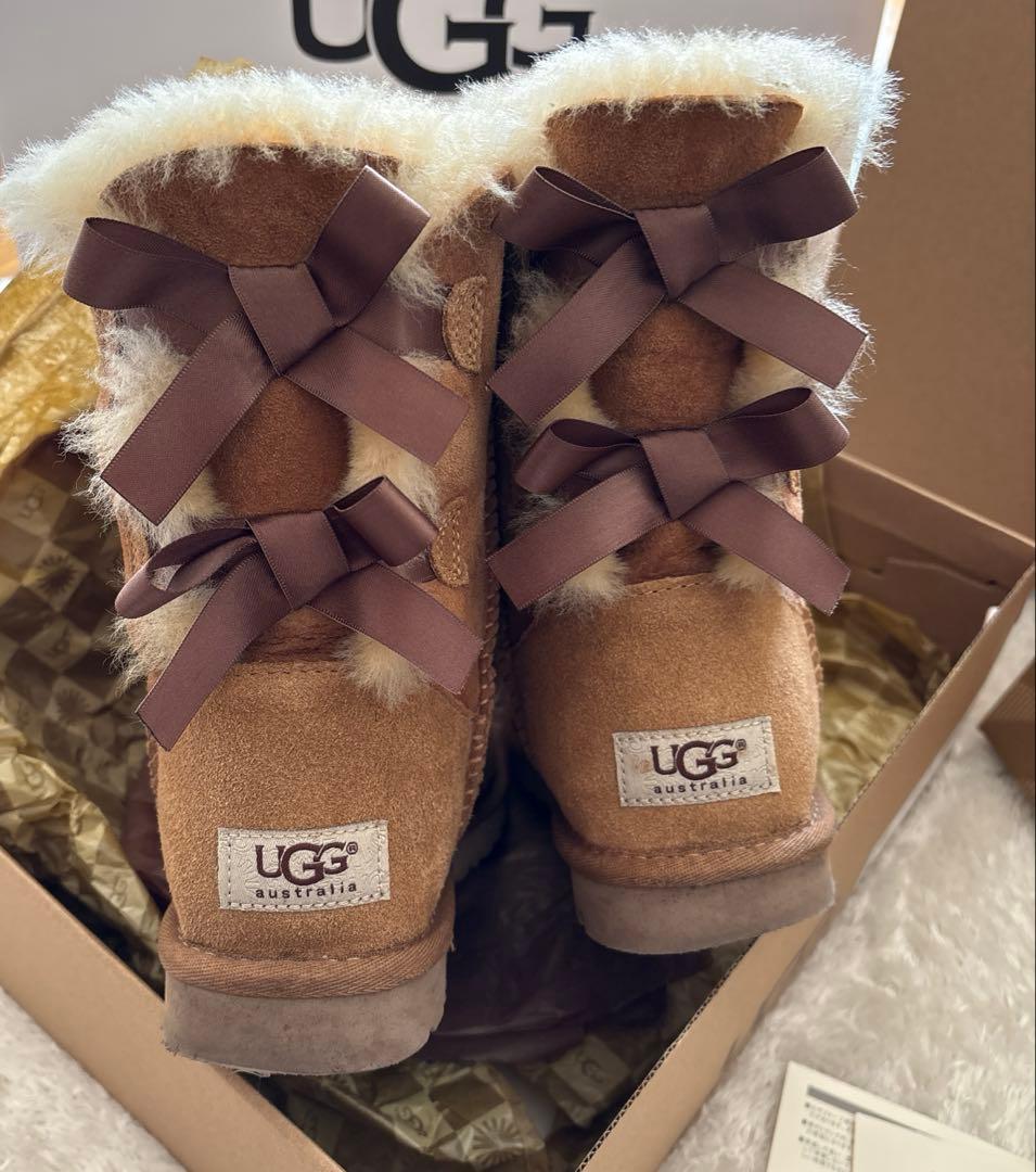 UGG W BAILEY BOWリボンブーツ　23cm