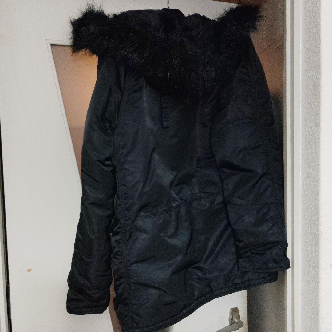 Alpha Industries ブラック N3B コート　モッズコート