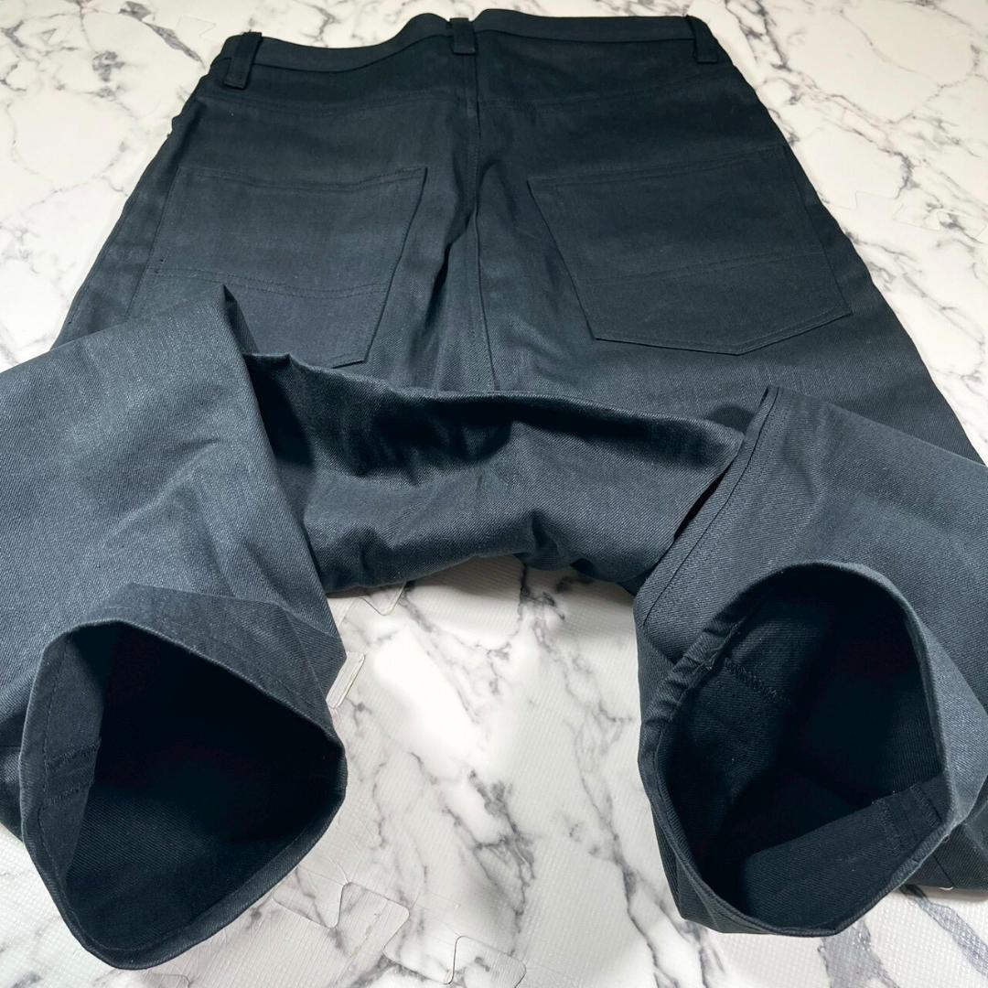 ✨極美品✨MB サルエル デニム パンツ インディゴ ブラック 黒 コットン M