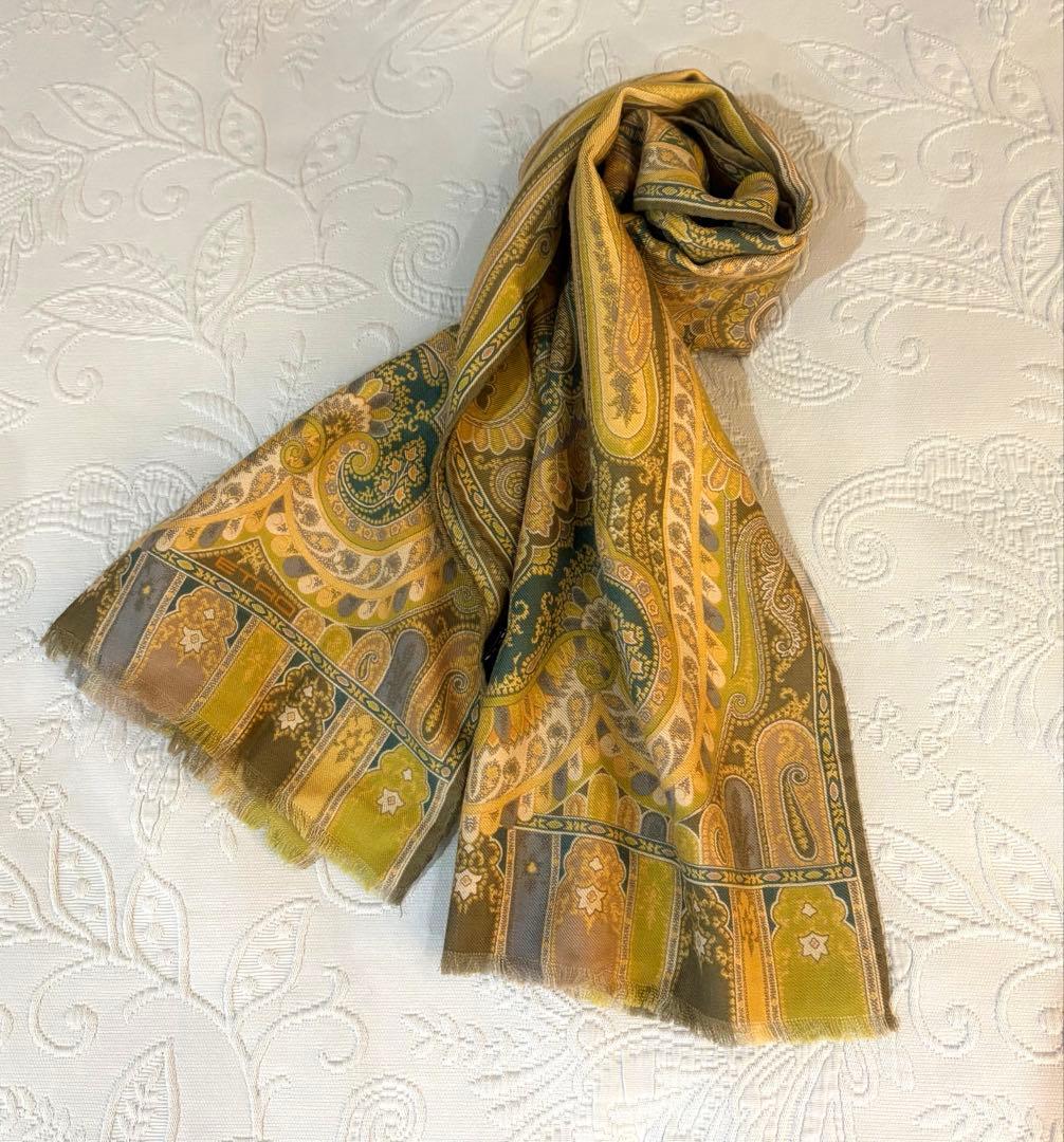 最終価格⭐︎ETRO エトロ ストール ショール ペイズリー柄 イタリア製