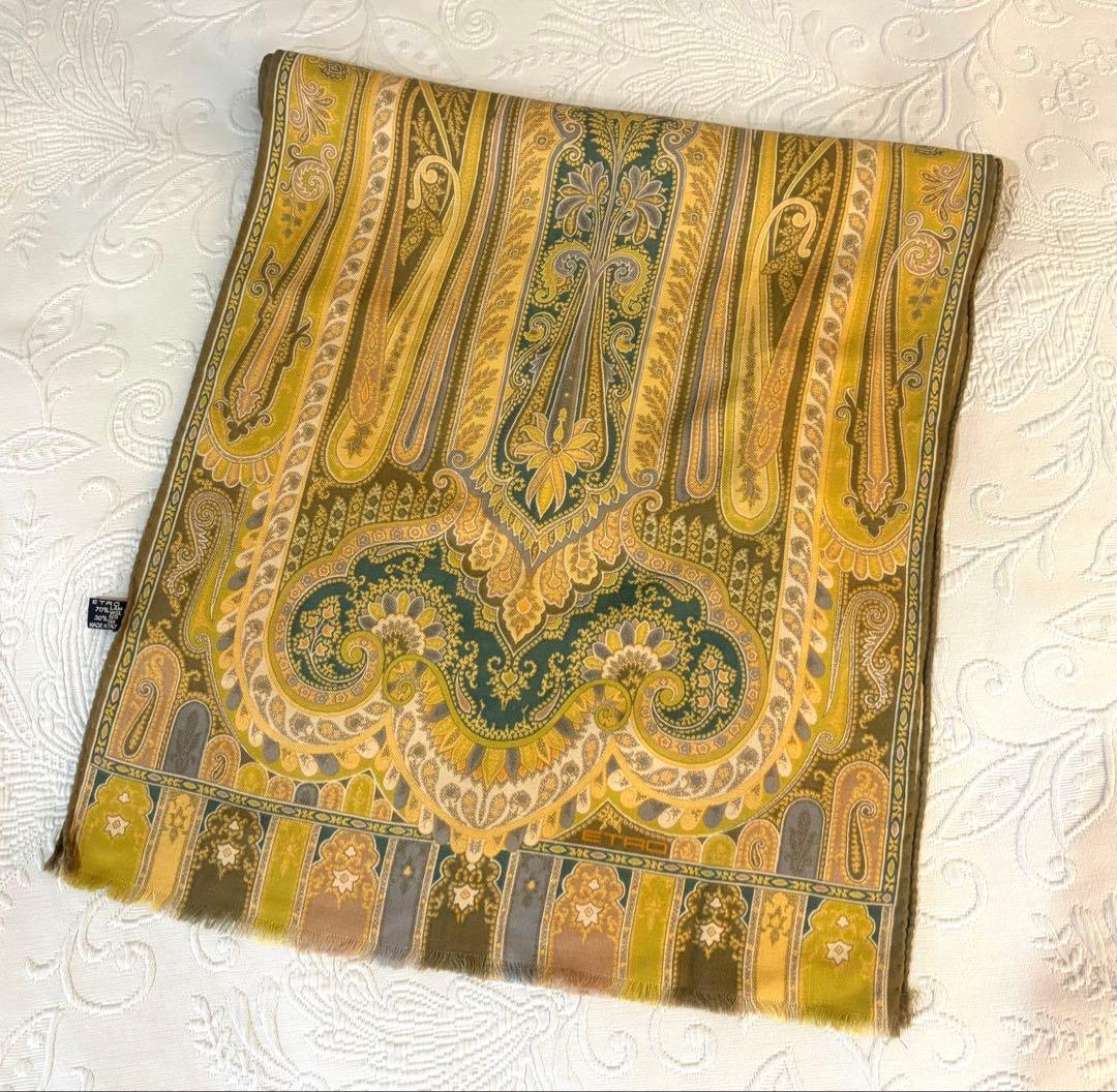 最終価格⭐︎ETRO エトロ ストール ショール ペイズリー柄 イタリア製