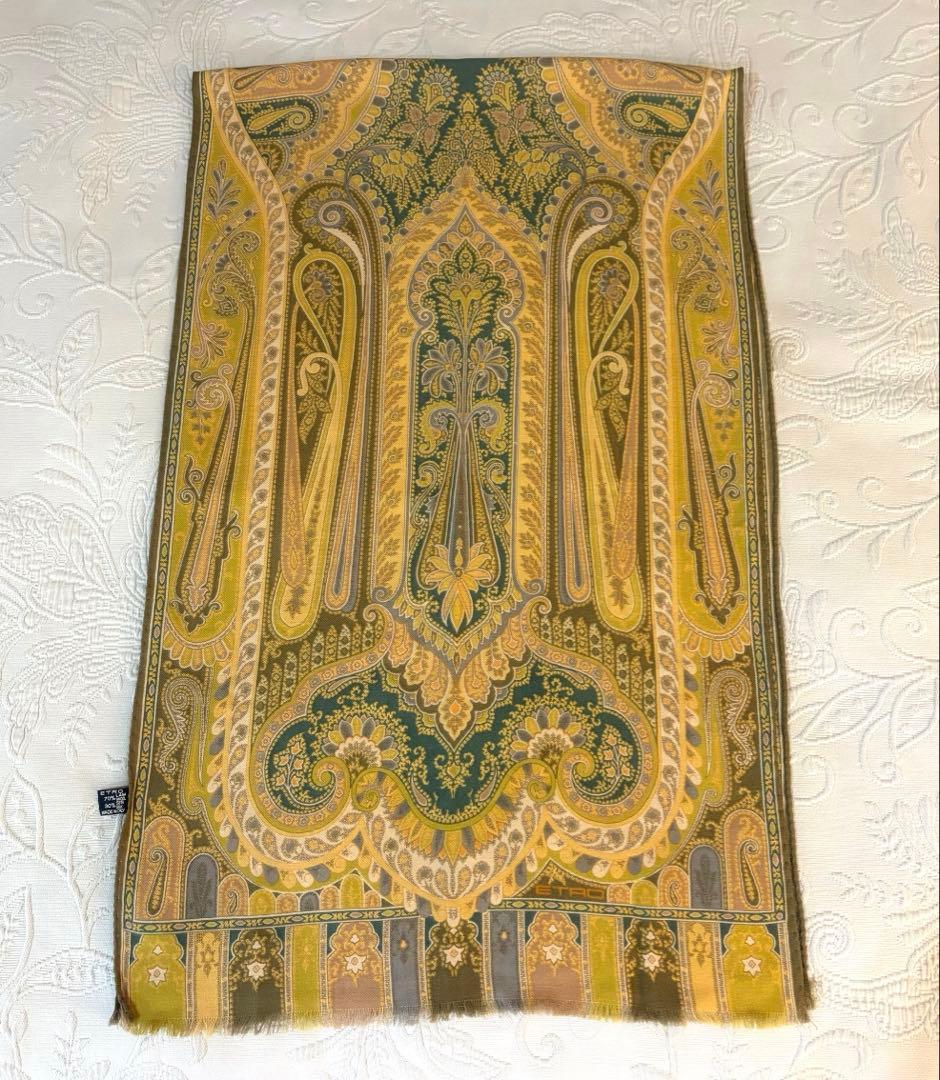 最終価格⭐︎ETRO エトロ ストール ショール ペイズリー柄 イタリア製
