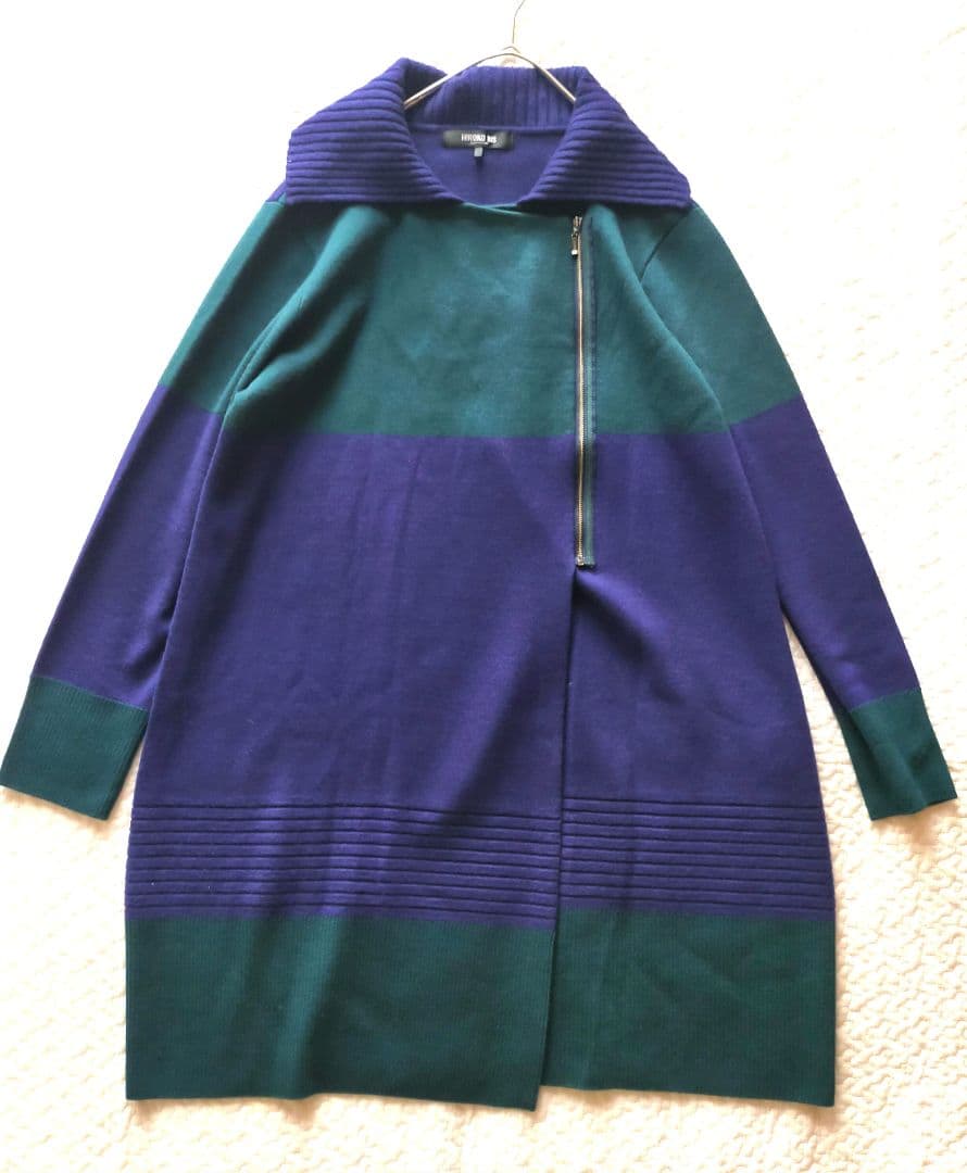 美品 HIROKO BIS ヒロコビス ニット ロング カーディガン 11号