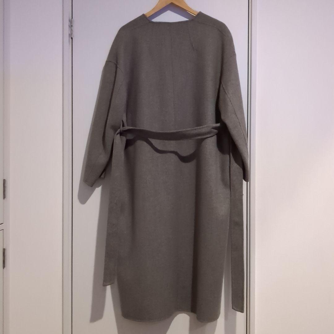 IÉNA グレー ロングコート Manteco