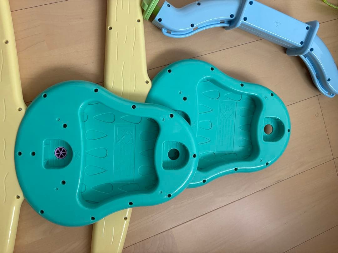 【完品美品】プーメリー　えらべる回転6WAYジムにへんしんメリー