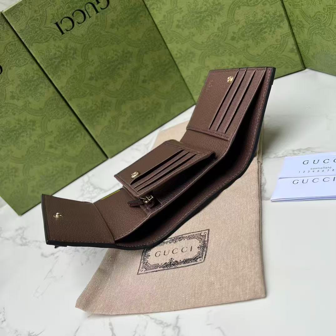 GUCCI GGモノグラム 二つ折り財布