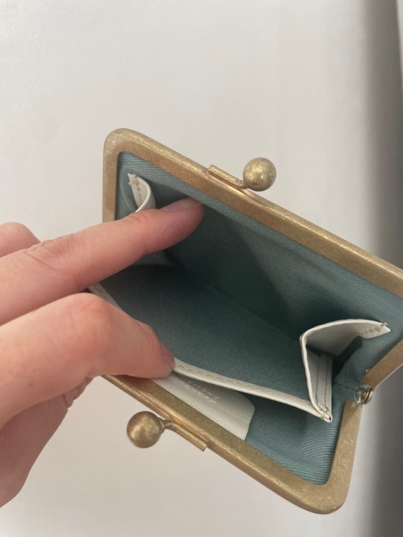 【最終値下げ‼️美品】北欧、暮らしの道具店　がま口財布