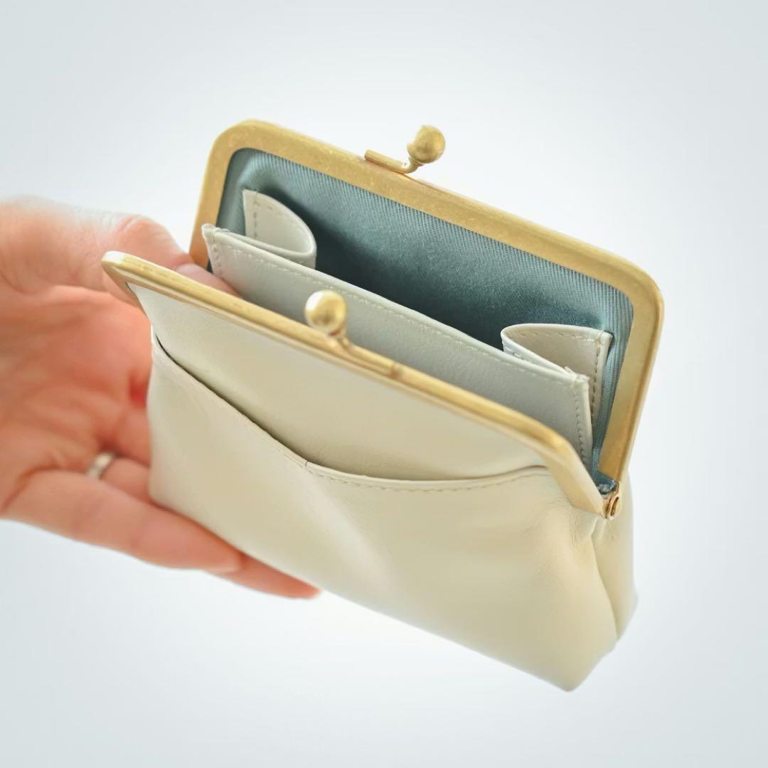 【最終値下げ‼️美品】北欧、暮らしの道具店　がま口財布