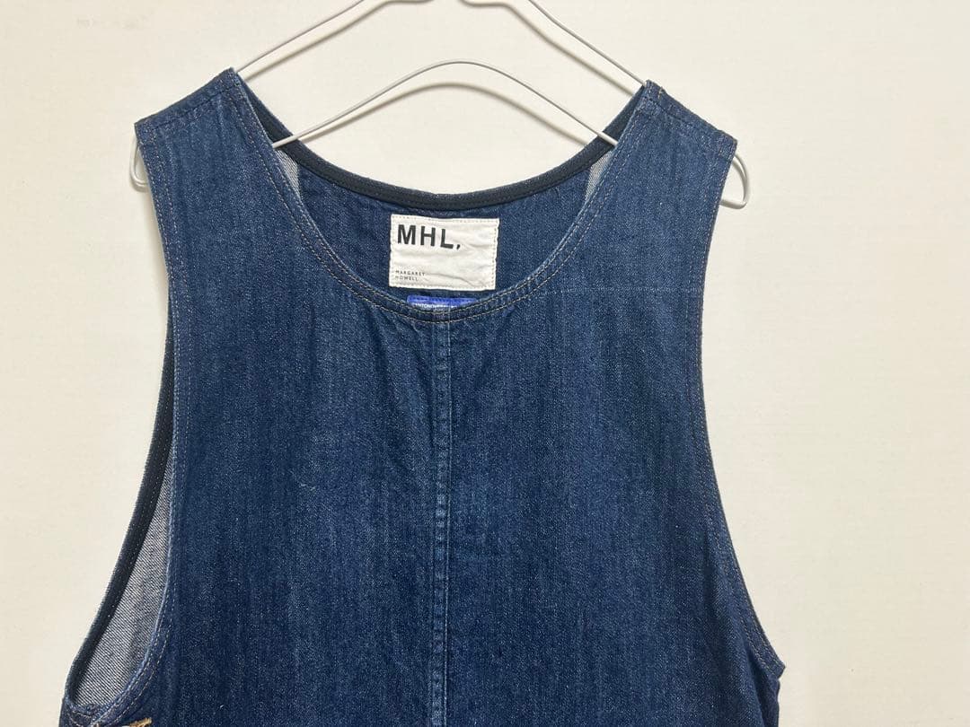 MHL. エムエイチエル　デニム　ジャンパースカート